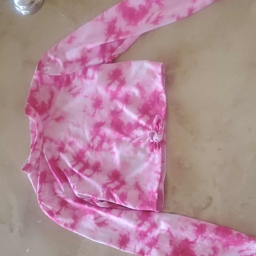 **SALE** Girl's Pink Tie Dye Sun Protection/Rashguard